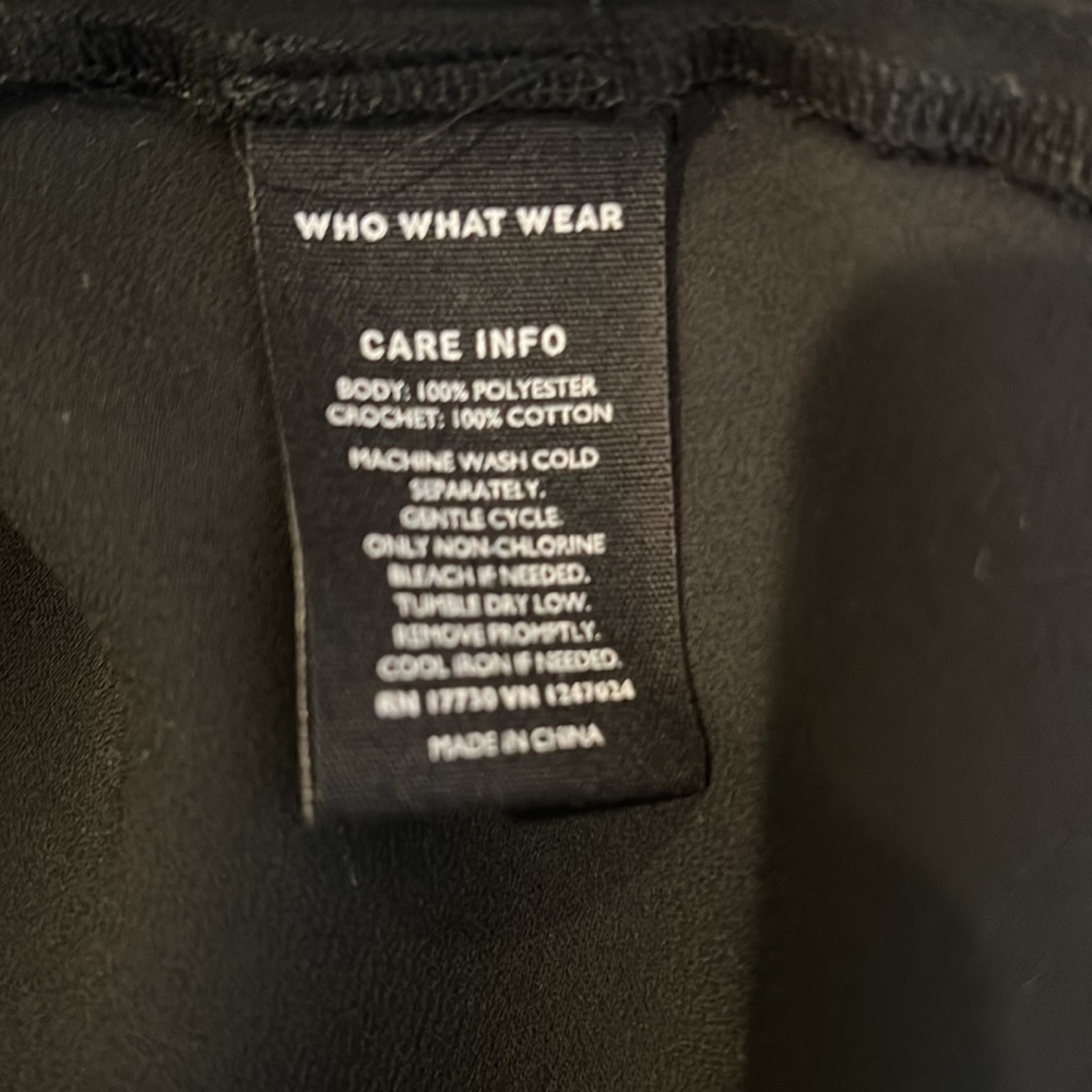 Who What Wear Black Blouse - Picture 6 of 6